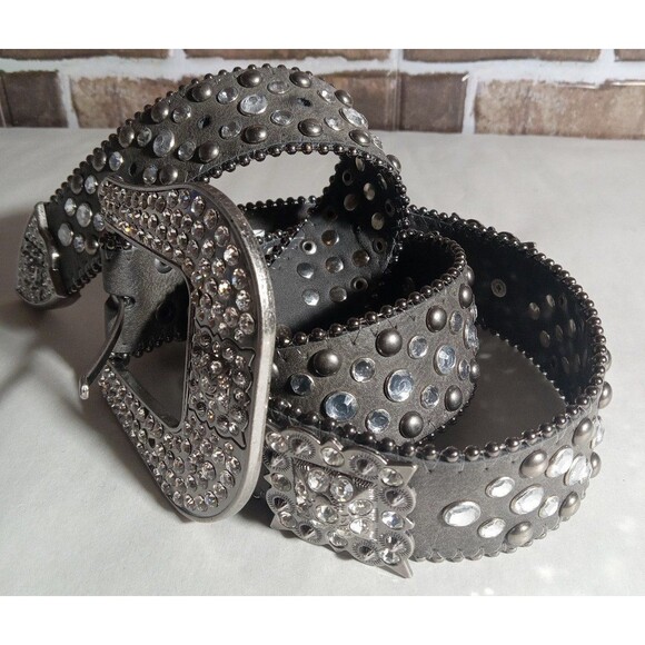 Vintage Western Rinestone Alloy Belt main image 5